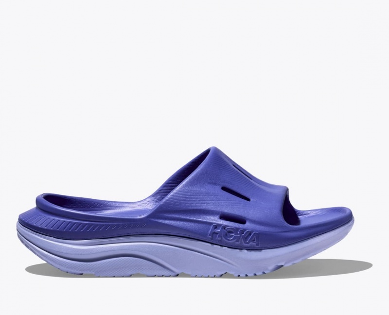 Slide HOKA Ora Recovery 3 Femme Bleu Marine | 1345WPHFE