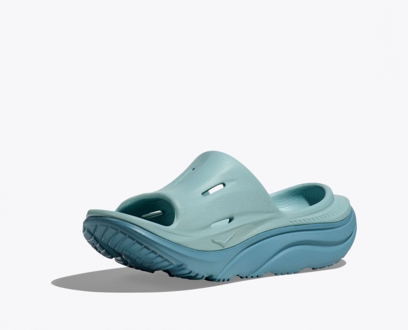 Slide HOKA Ora Recovery 3 Femme Grise Bleu | 9310FIVST