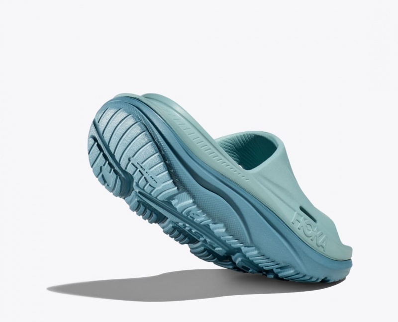 Slide HOKA Ora Recovery 3 Femme Grise Bleu | 9310FIVST