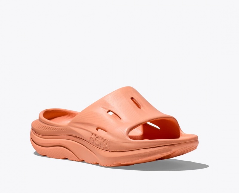 Slide HOKA Ora Recovery 3 Femme Orange Foncé | 4937PAVBO