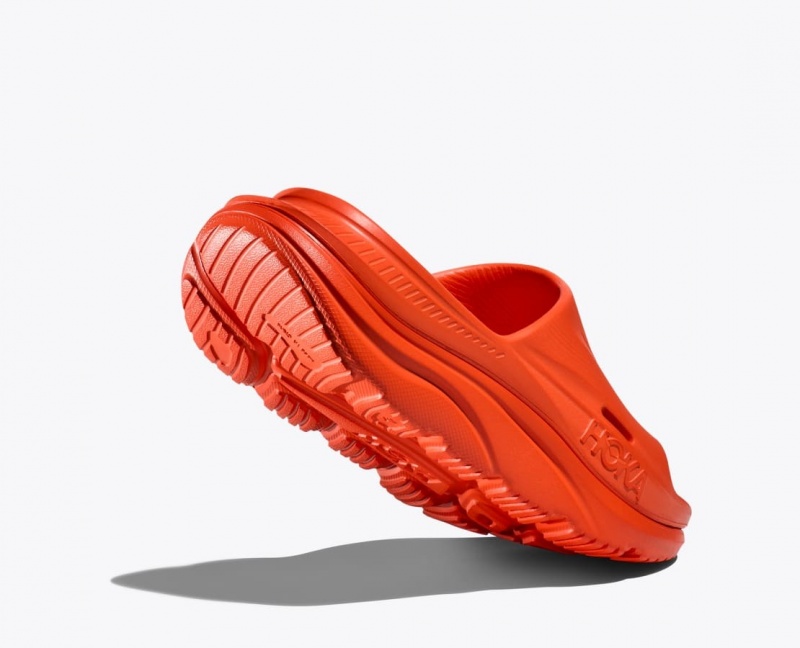 Slide HOKA Ora Recovery 3 Femme Rouge Orange | 0768PXTYJ