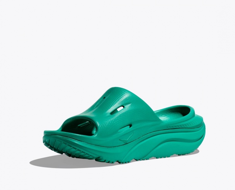 Slide HOKA Ora Recovery 3 Femme Turquoise Foncé | 4825RPKAM