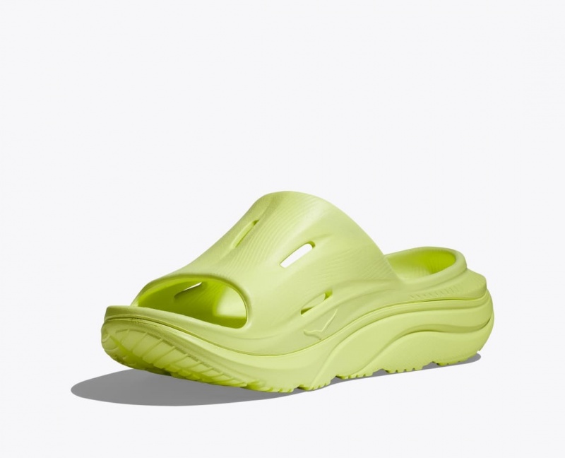 Slide HOKA Ora Recovery 3 Femme Vert Clair | 0843MASNJ