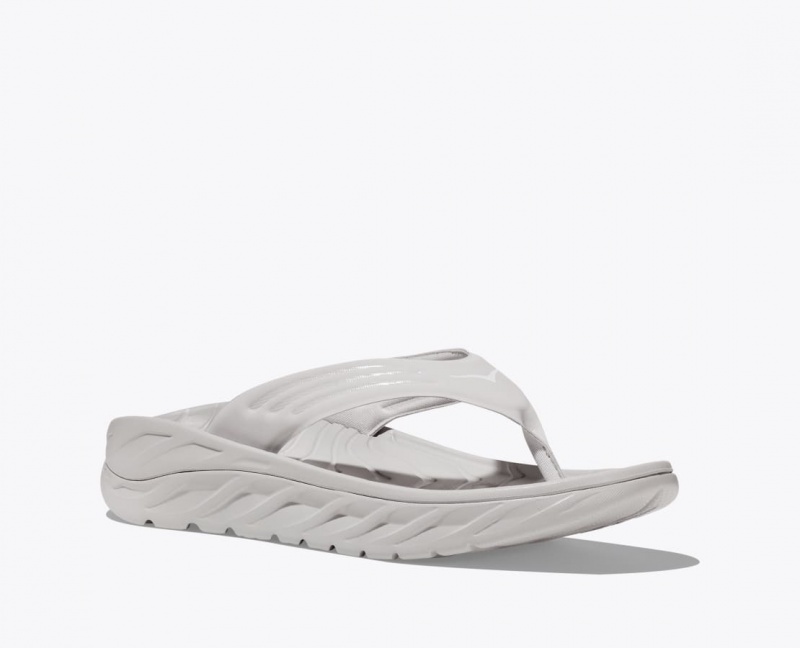 Tong HOKA ORA Recovery Homme Grise | 3142DHNGV