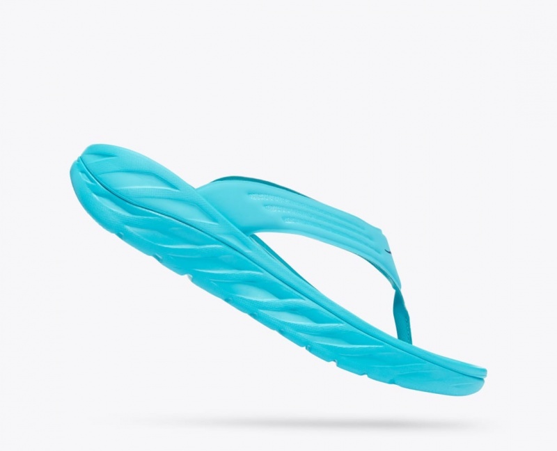 Tong HOKA ORA Recovery Homme Turquoise | 8375OJUBM