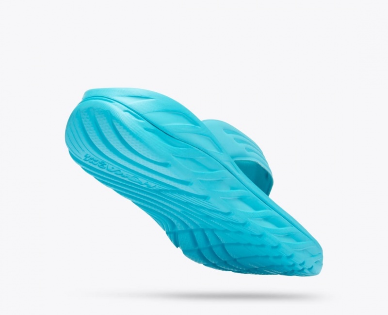 Tong HOKA ORA Recovery Homme Turquoise | 8375OJUBM