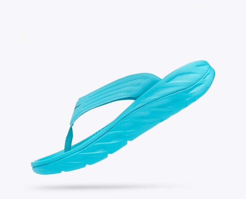 Tong HOKA ORA Recovery Homme Turquoise | 8375OJUBM