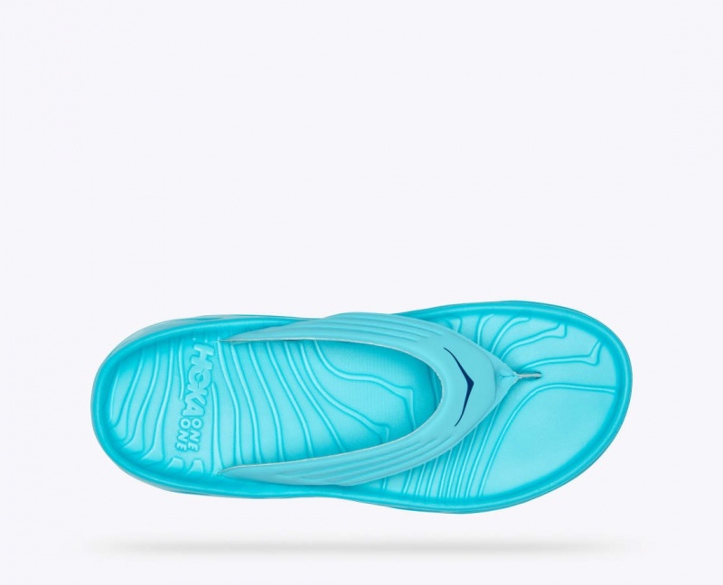 Tong HOKA ORA Recovery Homme Turquoise | 8375OJUBM