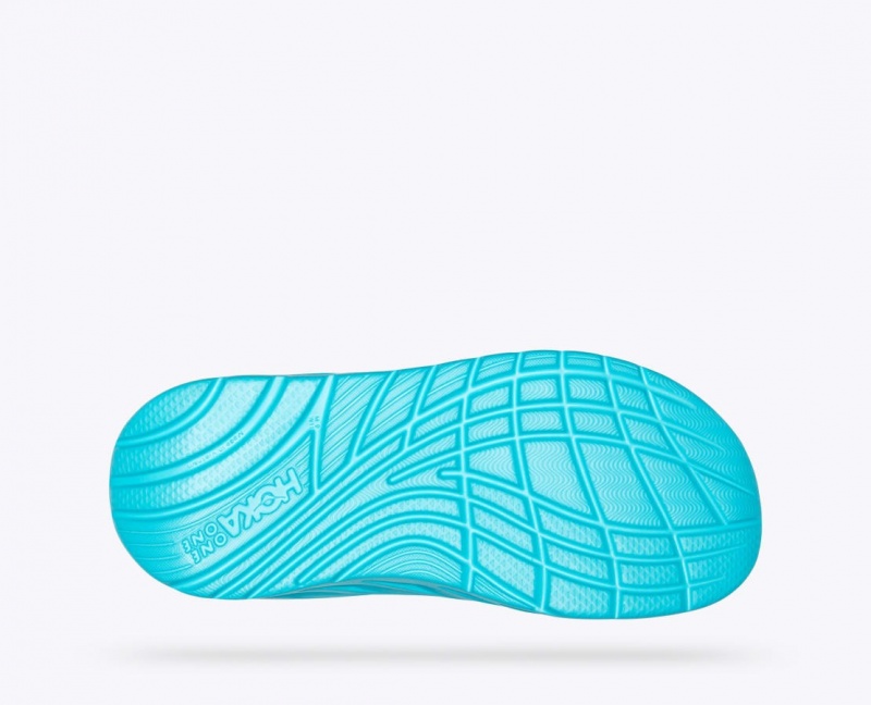 Tong HOKA ORA Recovery Homme Turquoise | 8375OJUBM